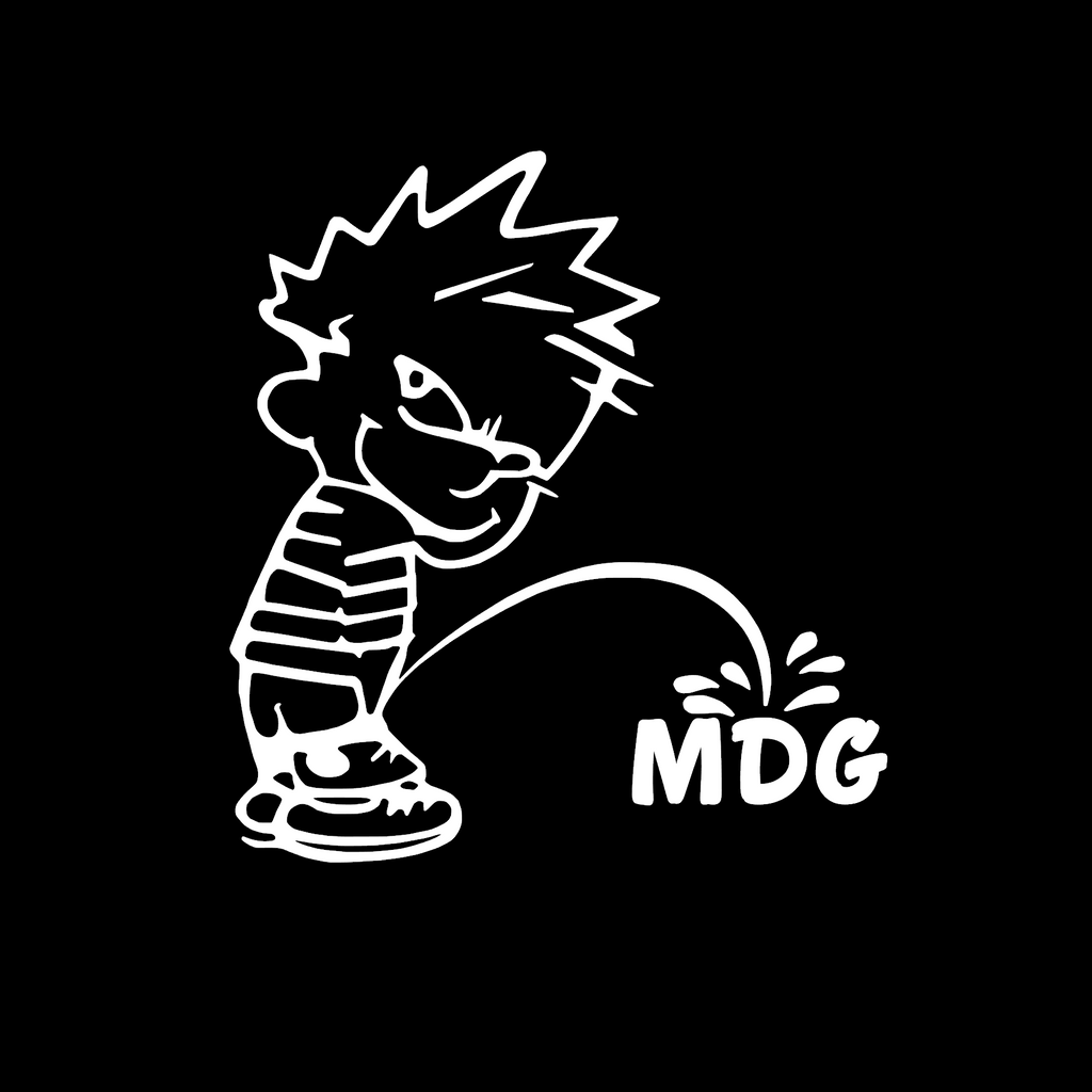 Tommy pisser på MDG